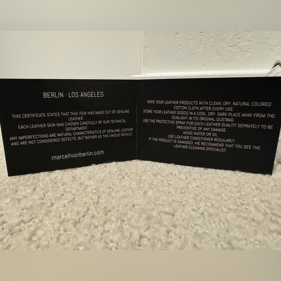Micro Marcell Von Berlin White Leather Bag - Picture 6 of 7